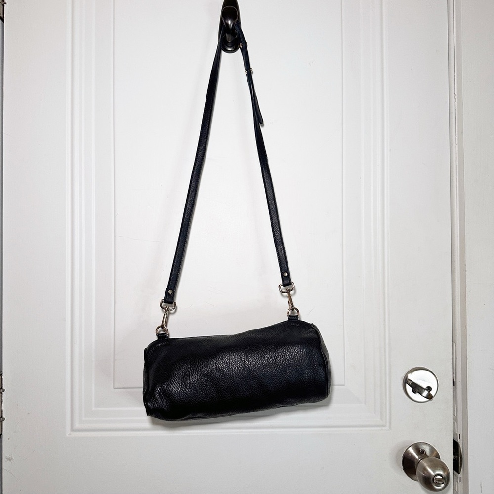 NWT Sevilla Smith Black Leather Crossbody Bag - Picture 5 of 16